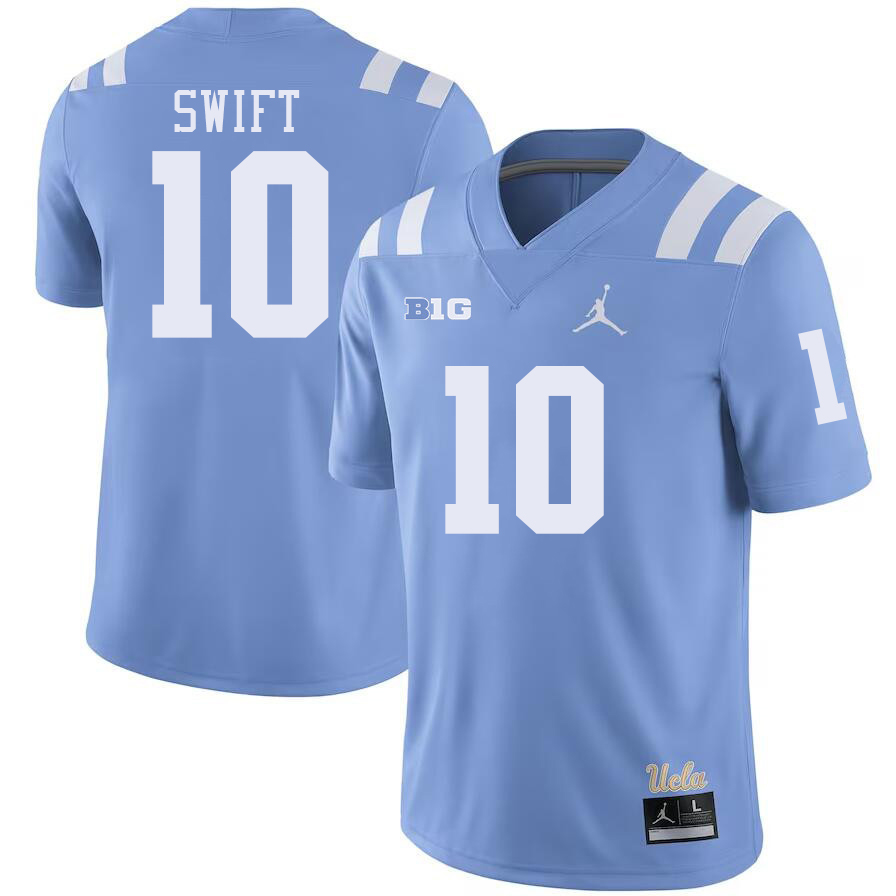 UCLA Bruins #10 Joshua Swift Big 10 Conference College Football Jerseys Stitched Sale-Power Blue